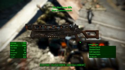 fallout 4 armor and weapon keywords|two shot gauss rifle location.